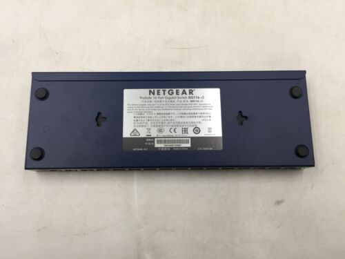 NETGEAR ProSafe GS116 v2 16-Ports Gigabit Network Switch No Power Cord FREE S/H - Picture 10 of 11
