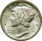 1941 Mercury Dime  **Gem Almost Uncirculated 58**