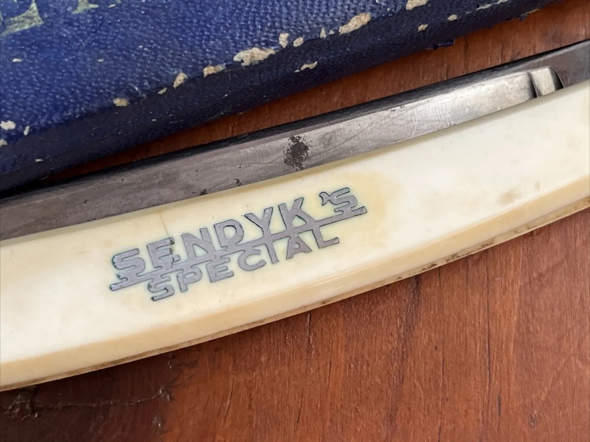 Germany Solingen Bema Straight Razor ANTIQUE Vintage Bema Sendyk's