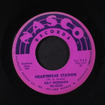 Ray Norman: Heartbreak Station/Mystery Of A Kiss Nasco 7 '' Einzel 45 RPM