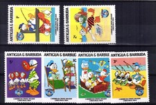 054+  TIMBRES  WALT DISNEY   SERIE ANTIGUA  ET  BARBUDA..