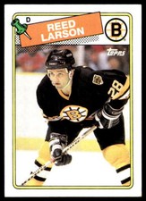 1988-89 Topps #145 Reed Larson Boston Bruins Hockey Card