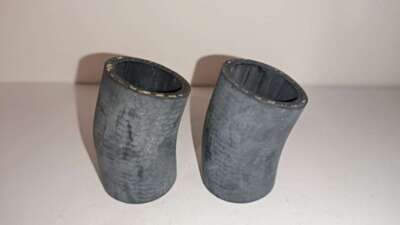 PAIR OF ORIGINAL RADIATOR CURVED TUBES NEW BMW 3 E21 E30 BMW 5 E12 CODE 1153126645