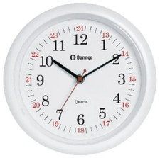24 Hour Wall / Office Clock 255mm  - New + Free Next Working Day Deilvery