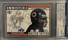 1999 UPPER DECK WALTER PAYTON AUTO AUTOGRAPH 34/34 1 of 1 PSA
