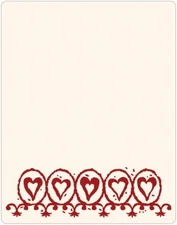 Sizzix Ink-its Letterpress Plate - Circle Hearts by Rachael Bright