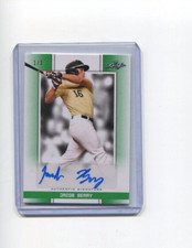 2019 Leaf Perfect Game Showcase Blank Back Green Jacob Berry Auto 1/1