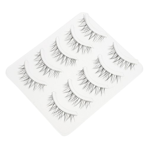 5 Pairs Fake Eyelashes Cosplay Miss Artificial Natural Makeup False