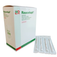 Raucotupf Stieltupfer steril 200 St&uuml;ck  kleiner Wattekopf
