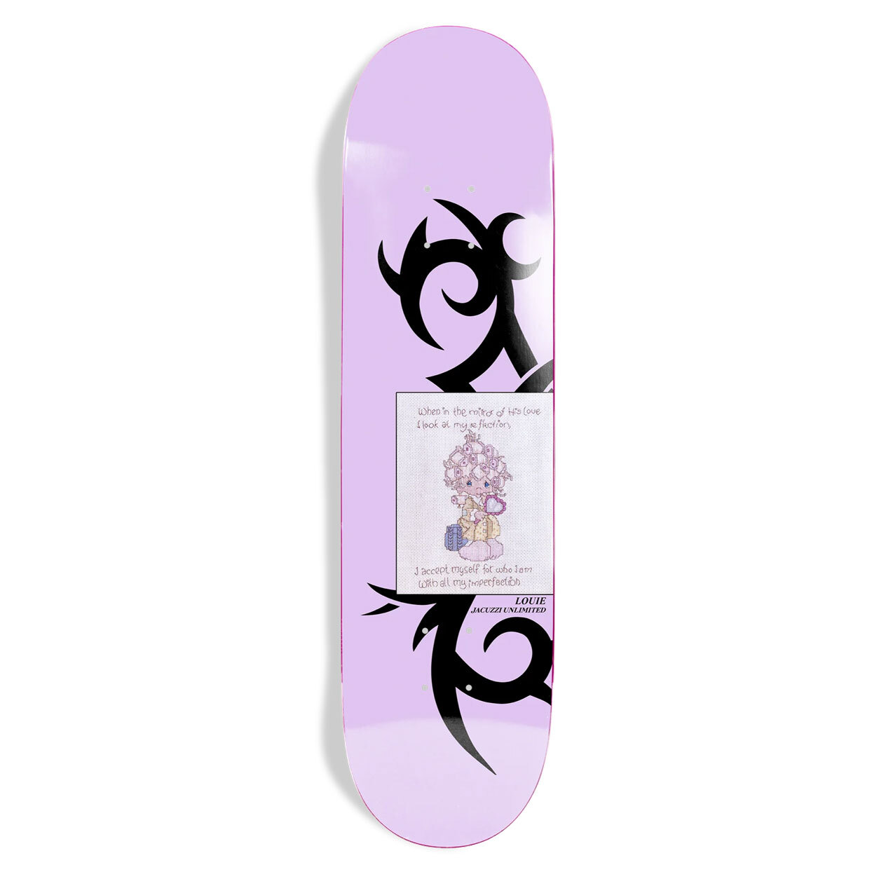 Jacuzzi Skateboard Deck Louie Barletta Tribal Lavender 8.25