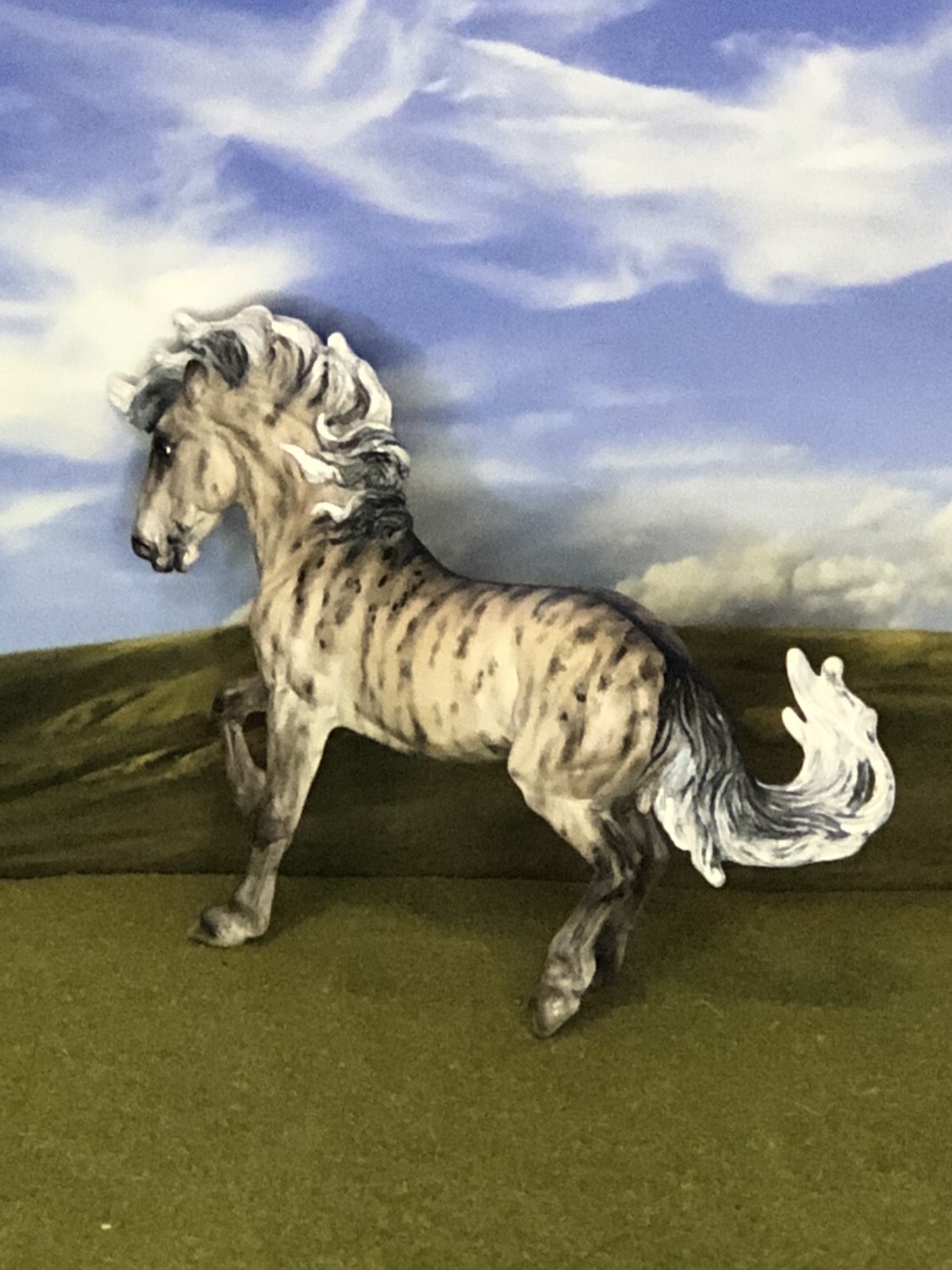 OOAK Breyer cm Custom Stablemate Horse FireHeart X D Williams