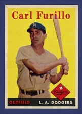 1958 TOPPS Carl Furillo #417 NM MT
