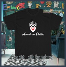 New Guild Guitars Logo Men's T-Shirt American Style Men T-Shirt