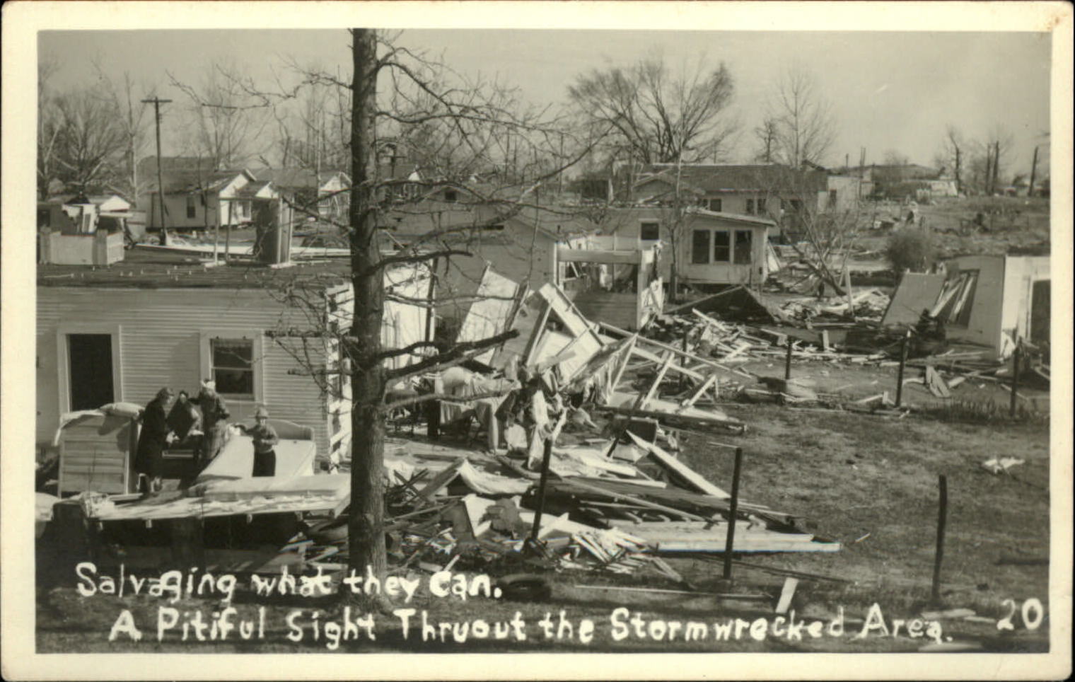 RPPC Cotton Valley Louisiana storm tornado damage 1947 salvaging