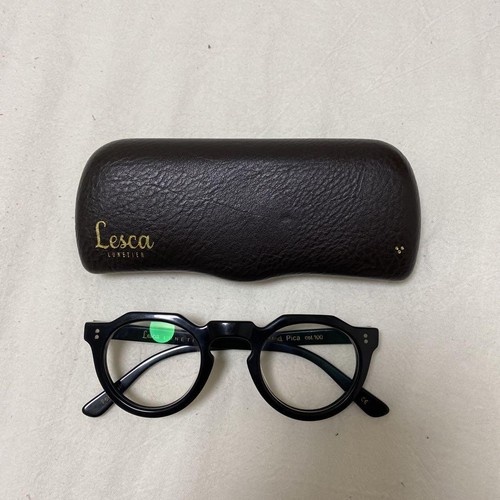 lesca lunetier vintage pica black 6mm