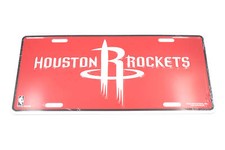 Houston Rockets NBA Basketball Aluminum Metal Novelty Car License Plate Sign Tag