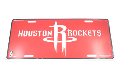 Houston Rockets NBA Basketball Aluminum Metal Novelty Car License Plate ...