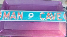 Miami Dolphins Man Cave street signs meatel 36" x 6" New