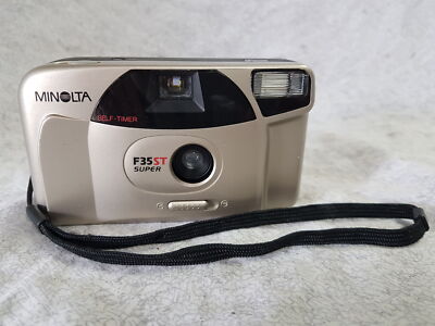 DEFEKT? Minolta F35ST Super Vintage Filmkamera NUR Klasse B für Teile ohne Funktion