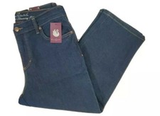 Gloria Vanderbilt Amanda Jeans CAPRIS Dark Blue Wash Sz 6, 8, 16 Slimming Effect