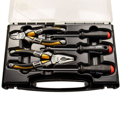 Felo SD 500 Set Koffer 3 Schraubendreher Frico und 2 Zangen - 500 951 16