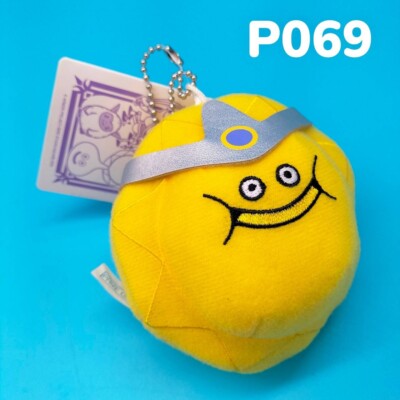 Dragon Quest Gem Slime GoldSlime Dq Monsters 25Th Plush Keychain Toy Doll Japan
