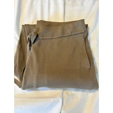 Splendid X @Cella Jane Blog Sweater Jogger Drawstring Comfy Casual Tan SZ- L