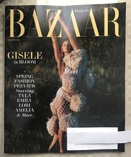 Harper's Bazaar Magazine February 2024 Gisele Bundchen Jacob Collier Amelia Gray