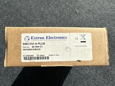 EXTRON ELECTRONICS SW2 DVI A Plus 60-964-21 New Box