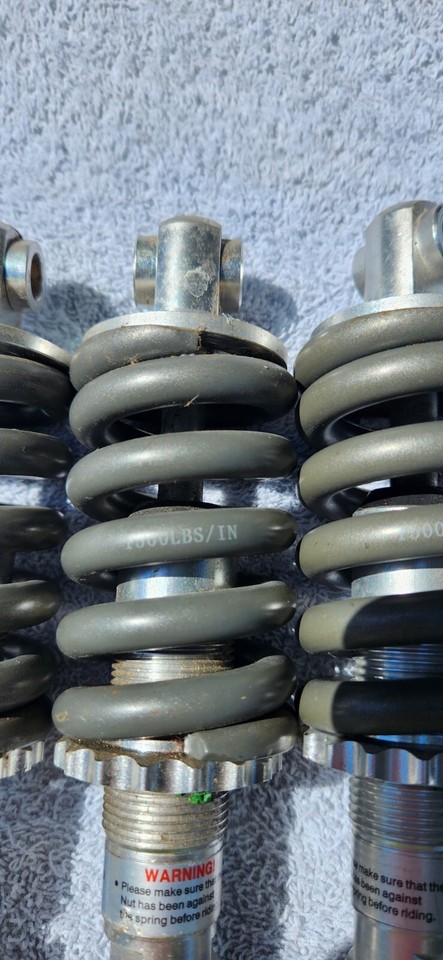 Quantum Q6 Edge Power Wheelchair 1500 lbs Shocks set of 3 look!! #2 | eBay