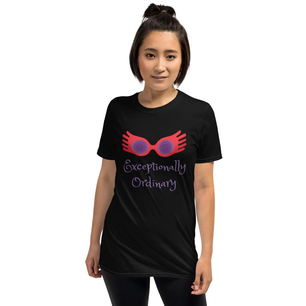 Harry Potter Luna Lovegood Shirt Exceptionally Ordinary Ladies fitted T shirt