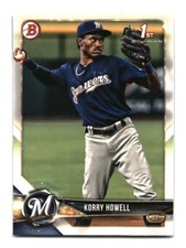 2018 Bowman Draft  # BD-61 Korry Howell