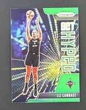 2021 Panini Prizm WNBA - Get Hyped Green Prizm #8 Elizabeth Cambage