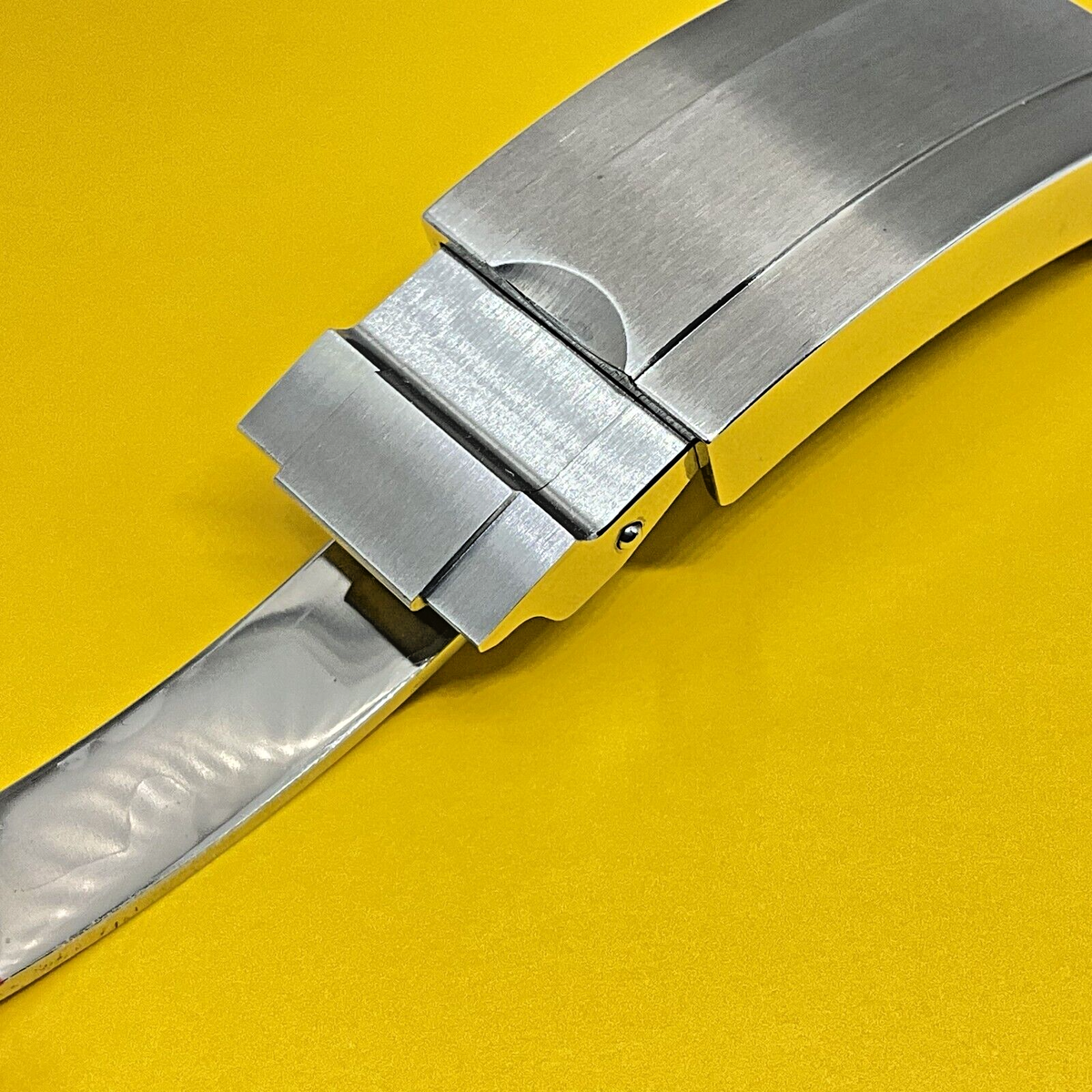 17MM PREMIUM SAFETY RAIL GLIDE-LOCK BUCKLE CLASP FOR ROLEX