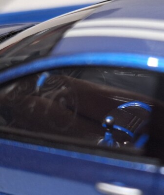 Renault Clio 3 Gordini RS 2009 Blue with White Stripes 1:43 Spark