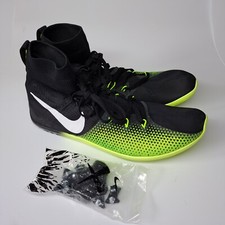 Nike Zoom Victory XC 4 Black Yellow Running Spikes Men's Size 10 878804-017