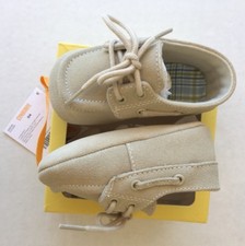 NWT Gymboree Garden Party Size 4 04 Suede Crib Boat Shoes for 6-12 Months