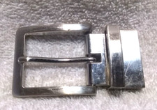 Silver Shiny Dress Replacement Reversable Buckle Good Usable Condition