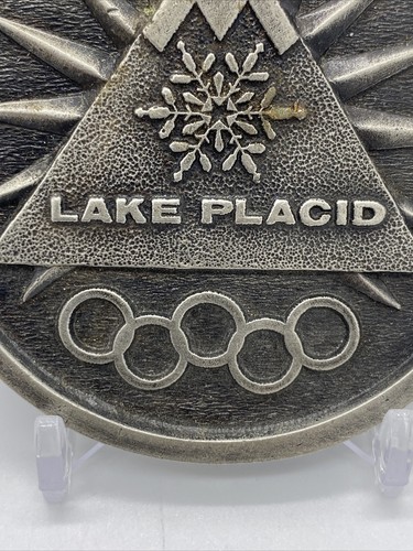 1975 bergamot brass works olympic lake placid belt buckle Rare - Picture 9 of 9