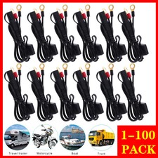 1-100pcs Sae Battery Terminal Ring Sae Connector Extension Cord For Car Tractor