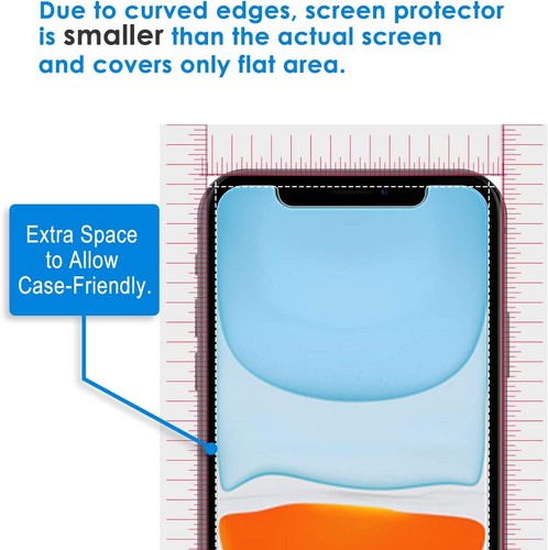 Tempered Glass Screen Protector For iPhone 14 13 12 11 Pro Max Mini XR X Max 7 8 - Picture 6 of 6