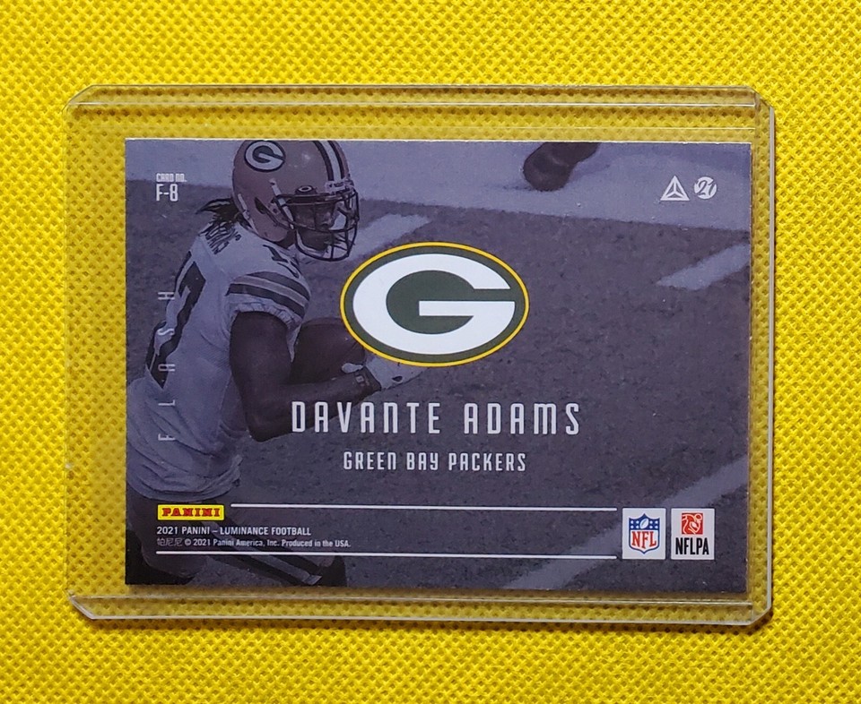Davante Adams 2021 Panini Luminance Flash F8 Green Bay Packers eBay