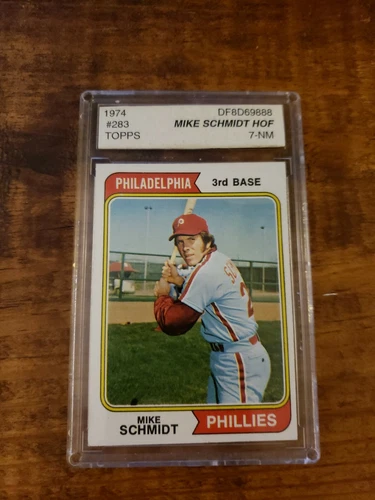 1974 Topps Baseball Mike Schmidt #283 graded 7 NM 🔥 