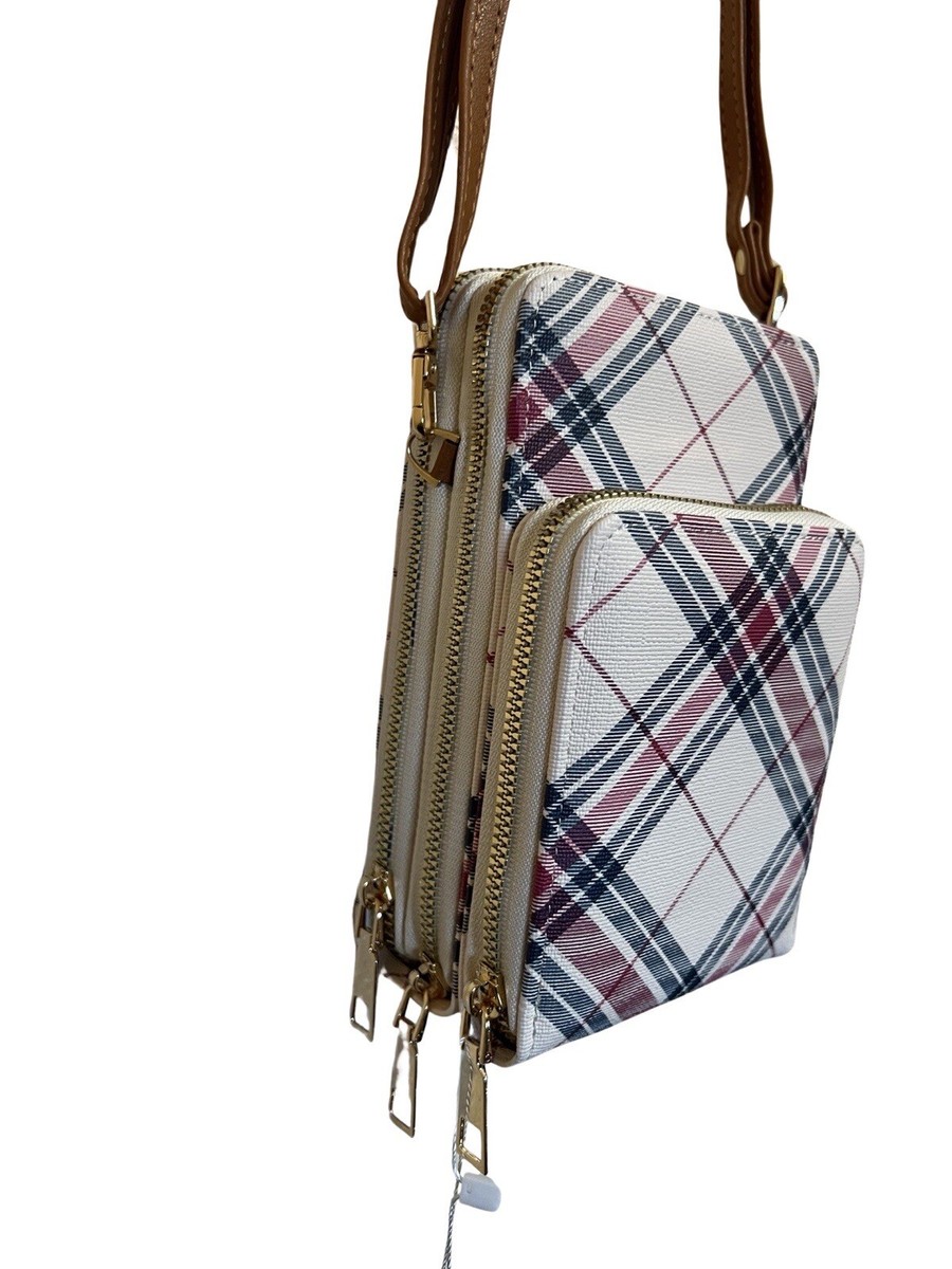 Ch!c Unlimited Triple Compartment Small Crossbody Cellphone Purse