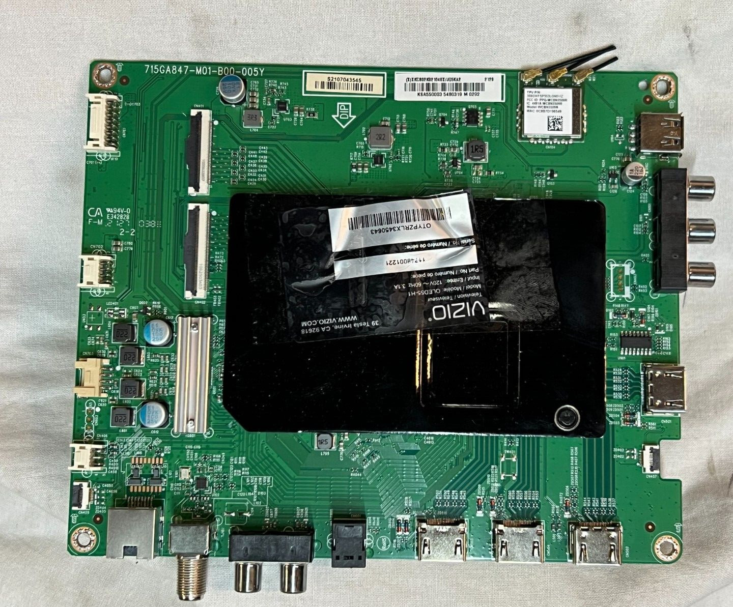 VIZIO OLED55-H1 MAIN BOARD XKCB021040X 715GA847-M01-800-005Y