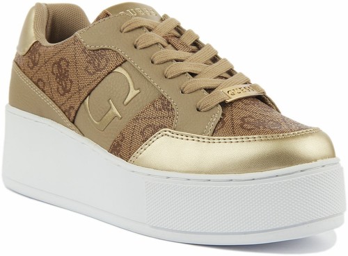 Guess FL 7 neifal 12 NEIMAN Piattaforma Da Donna Beige Scarpe da ginnastica  in TG UK 2 - 7 | eBay