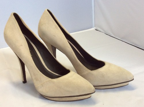 James Nude Platform Pumps Heels Shoes 