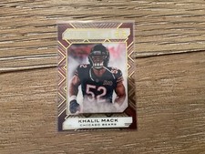 2020 Panini Illusions Football Khalil Mack Clear Shots Acetate Insert