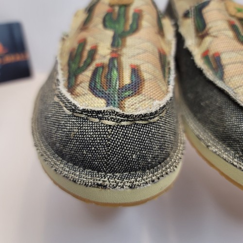 Twisted X Eco Dusted Cactus Casual Shoes Women's Sz. 9 Loafer Slip On Western - Picture 6 of 13