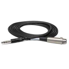Hosa Balanced Interconnect Cable - 1/4 TRS to XLR3 Female - 5 Ft.